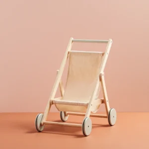 Kids Concept Puppen Buggy Holz Beige 1000476