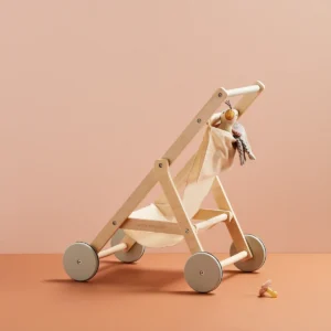 Kids Concept Puppen Buggy Holz Beige 1000476